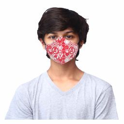 nirvana being Nirvana Disney Flying Heroes & Red Badges Medium Face Mask - Pack Of 2 image 4