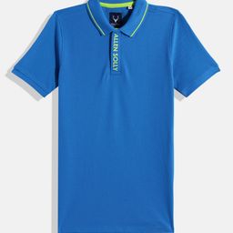 Allen Solly Junior Boys Brand Logo Polo Collar Pure Cotton T-shirt-image-49