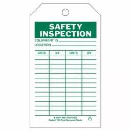 BRADY Tag 4 inch x 7 inch Green on White for Indoor/Outdoor Usage, 4ZH12 (Pack of 10 Pcs)-image-29