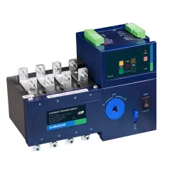 Elmeasure Automatic Transfer Switch Motorized, 40 A, 4 Poles with Inbuilt LCD Controller, Universal, AT01FUE00040-26