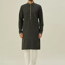 Arihant Rai Sinha Men Regular Thread Work Kurta with Churidar-image-37