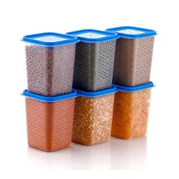 Aura Blue Set of 6 Regular Multi-Utility Organisers-0