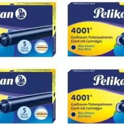 Pelikan GTP/5 Blue Black Ink Cartridge (Pack of 5)-41
