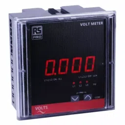 RS PRO Digital Voltmeter with Digital Display 4-Digits Class 1.0 Meter Accuracy, 1797574-2
