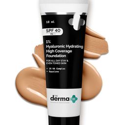 The Derma co. 1% Hyaluronic Hydrating High Coverage Foundation 18 ml - Natural 03-82