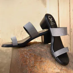 Monrow PU Block Sandals-32