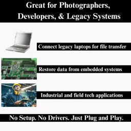 Octec Compact Flash CF Card to PCMCIA Adapter Type II CF to PC Adapter Card Reader 50-pin CF to 68-pin PCMCIA Type II ATA compatible plug-and-play Internal Sound Card image 4