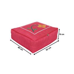 Kuber Industries Unisex Magenta Dot Printed Satin Saree Bag With 12 Flaps image 2