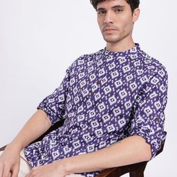 Anouk Rustic Men Ethnic Motifs Printed Kurta-picture-26
