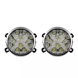 Auto Pearl 12 LED DRL Metal Fog Light with Wiring Kit & Switch Compatible For Honda Ivtec New, Drl12LedSwiftXL_WiringKit_IvtecNew (Set of 2)-0