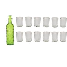 SOMIL Red Glass Airtight Can Bottle-image-24
