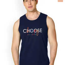 SLOWLORIS Men Pack Of 2 Printed Bio-Wash Combed Cotton Gym Vest-picture-32