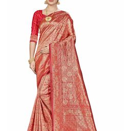 Maroosh Woven Design Zari Banarasi Saree-image-91