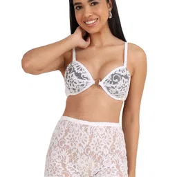 SELFCARE Abstract Bra Half Coverage Lightly Padded image 4
