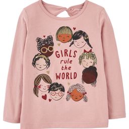 Carter's Girls Rule The World Jersey Tee - Pink-image-23
