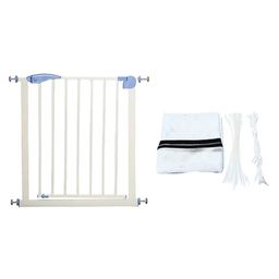 Safe-O-Kid 75-85 cm Child Safety Stair Safety Gates with 1 Fall Prevention Safety Net-66