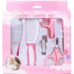 FANTASY INDIA Portable Baby Care Grooming Kit Pack of 6 - Pink-image-53
