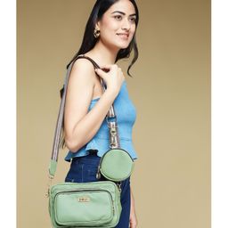 Fargo Green Women Sling Bag 2L Capacity-17