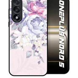 QRIOH Floral Printed OnePlus Nord 5 5G Silicone Back Case-picture-11