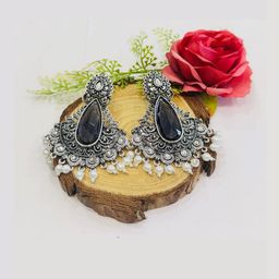 UWISH Silver-Plated Brass Drop Earrings-picture-12