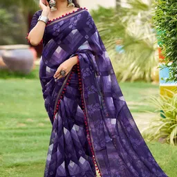 Peachmode Pure Cotton Saree-image-19