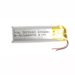 KP 3.7 V 600 mAh Lithium-ion Rechargeable Battery, KP-503040-33