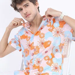 HIGHLANDER Men Printed Slim Fit Shirt-image-62