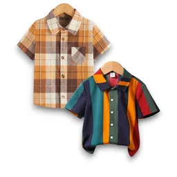 LUVITUS Boys Pack Of 2 Printed Casual Shirt-picture-34