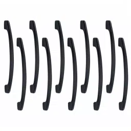 Atom Zinc Black Matte Finish Cabinet/Drawer Handle, CH-ZN-554-BM-08-110 (Pack of 10)-picture-6