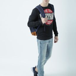 Huetrap Men Black Printed Sweatshirt-image-96