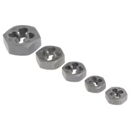 RS PRO M5 to M12 Carbon Steel 5 piece Die Nut Set Model No 3007515-image-31