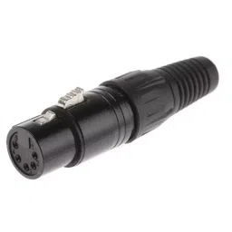 RS PRO Cable Mount XLR Connector Female 250 V AC 5 Way Silver Plating, 457881-picture-22
