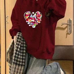 Outzidr Women Printed Sweatshirt-picture-4