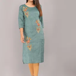 Mehsoos Floral Embroidered Straight Kurta-image-21