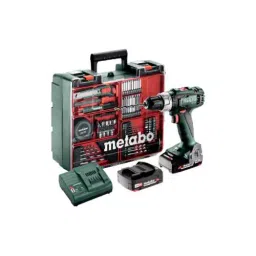 Metabo Driver Drill 1800 RPM 25-50 Nm Steel 10 mm Wood 20 mm, BS 18 L SET-image-12