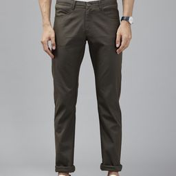 Blackberrys Men Textured Slim Fit Trousers-image-35