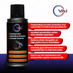VAI Chain Lubricant Oil 150 ml for ‎Increase Efficiency in All Bikes image 4