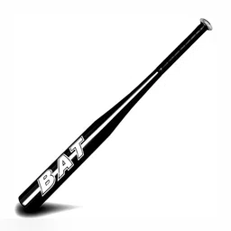YAM Professional Light Weight Base Bat With Fine Grip-image-69