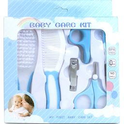 FANTASY INDIA Portable Baby Care Grooming Kit Pack of 6 - Blue-image-52