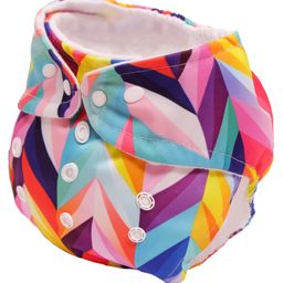 Deedry Cloth Diapers Reusable, Adjustable with Snap Buttons & comes with 2 Insert - Yellow image 3