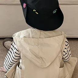 LULU & SKY Boys Striped without Tailored Jacket with Patchwork image 3