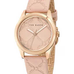 Ted Baker Women Brass Dial & Leather Wrap Around Straps Analogue Watch BKPCLS504-image-34