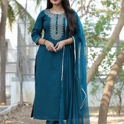 ATOXIC Women Viscose Rayon Kurta Sets-image-11