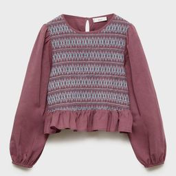 Mango Kids Girls Embroidered Blouson Top-picture-13
