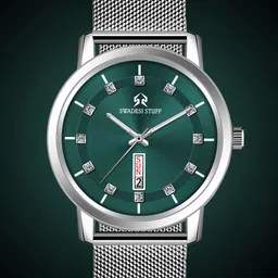 SWADESI STUFF Men Dial & Straps Analogue Watch SEFAR GREEN 81-picture-13