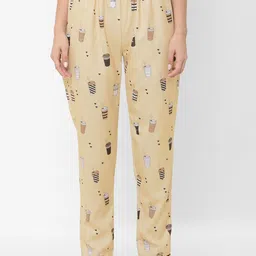 ETC Printed Mid Rise Lounge Pants-image-91