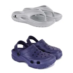 PENNEN Set Of 2 High Quality & Soft Thong Flip Flops & Clogs-4