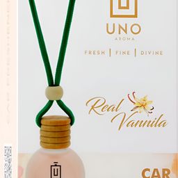 UNO AROMA Real Vanilla Hanging Car Freshener 15ml image 4