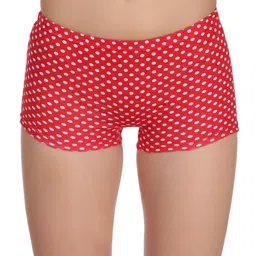 SELFCARE Women Printed Mid Rise Boy Short-image-6