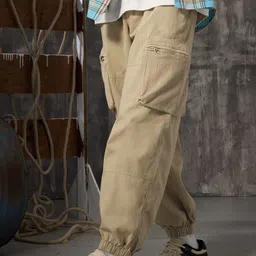 The Souled Store Men Relaxed-Fit Pure Cotton Joggers-picture-46